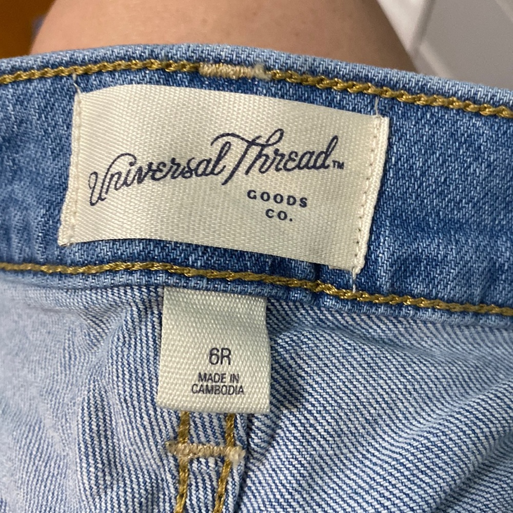 High rise women’s vintage straight shorts